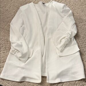 SHEIN White Textured Fabric